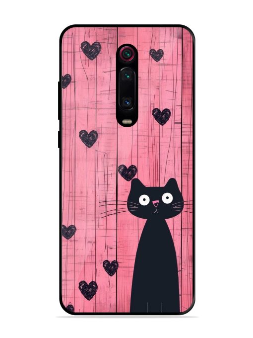 Feline Valentine'S Day Glossy Soft Edge Case for Xiaomi Redmi K20 Pro Chachhi