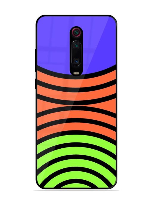 Psychedelic Stripe Symphony Glossy Soft Edge Case for Xiaomi Redmi K20 Pro Chachhi