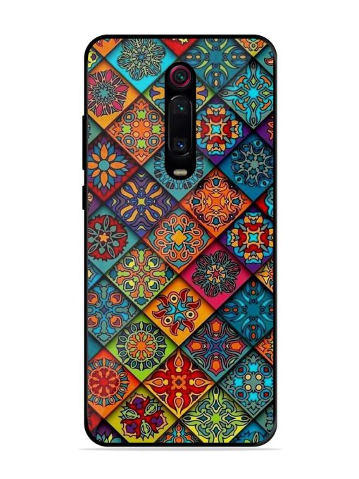 Patchwork Mandala Mosaic Glossy Soft Edge Case for Xiaomi Redmi K20 Pro Chachhi