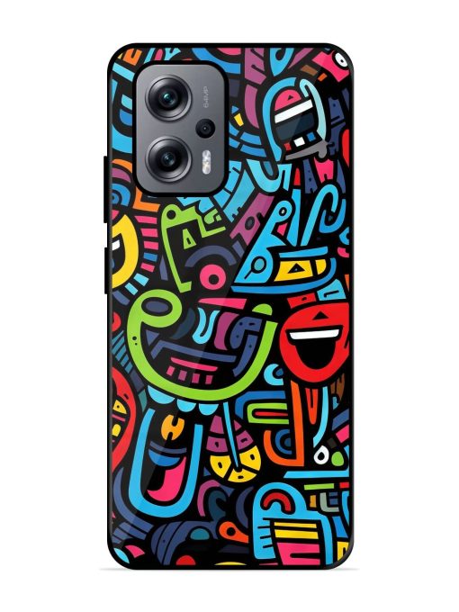 Doodlephoria Glossy Soft Edge Case for Xiaomi Redmi K50I (5G) Chachhi