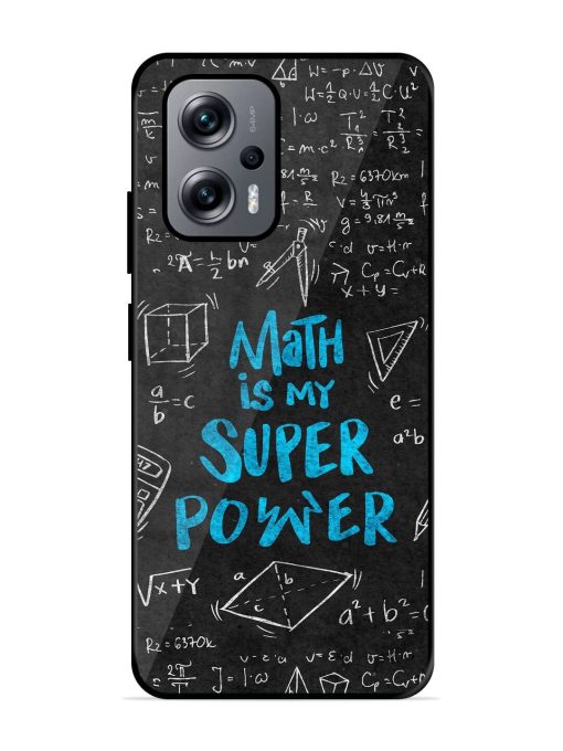 Math Magic Glossy Soft Edge Case for Xiaomi Redmi K50I (5G) Chachhi