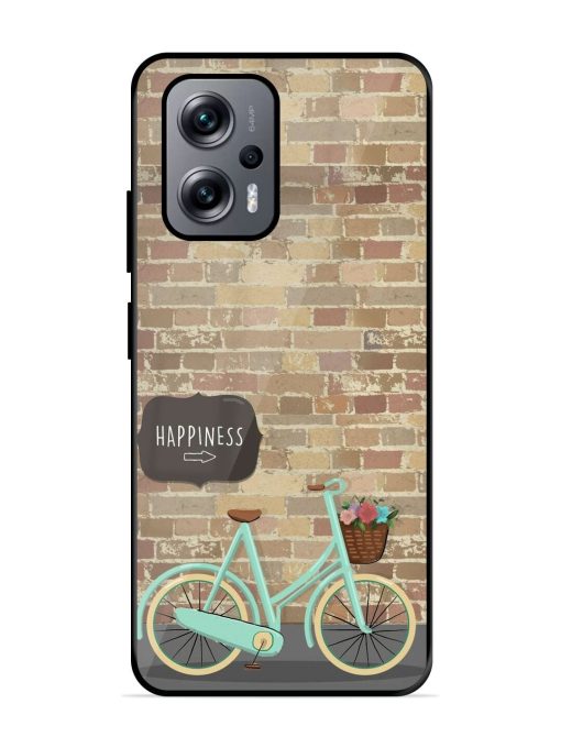 Pedaling Towards Happiness Glossy Soft Edge Case for Xiaomi Redmi K50I (5G) Chachhi