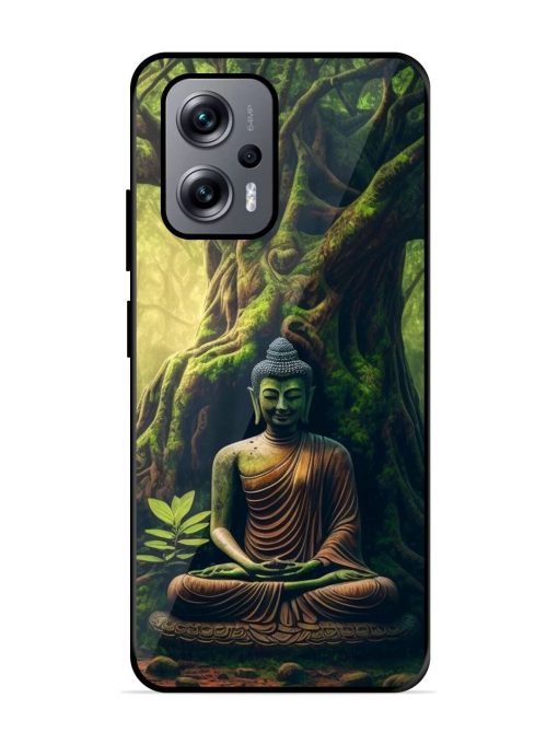 Green Buddha Art Glossy Soft Edge Case for Xiaomi Redmi K50I (5G) Chachhi