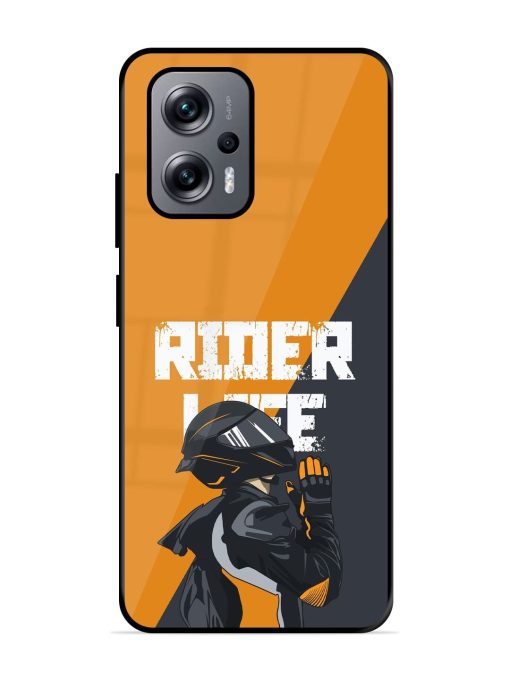 Ride Never Ends Glossy Soft Edge Case for Xiaomi Redmi K50I (5G) Chachhi