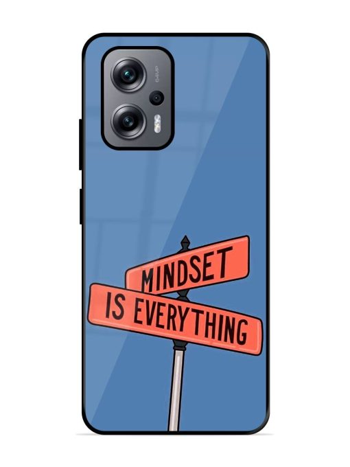 Mindset Matters Glossy Soft Edge Case for Xiaomi Redmi K50I (5G) Chachhi