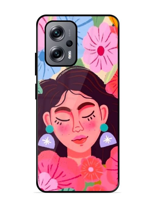 Blooming Serenity Glossy Soft Edge Case for Xiaomi Redmi K50I (5G) Chachhi