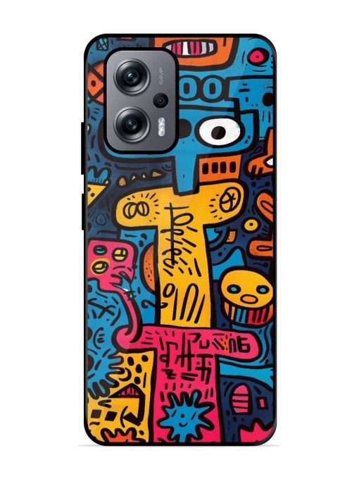 Doodletopia Glossy Soft Edge Case for Xiaomi Redmi K50I (5G) Chachhi