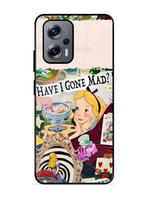 Mad Hatter'S Collage Glossy Soft Edge Case for Xiaomi Redmi K50I (5G) Chachhi