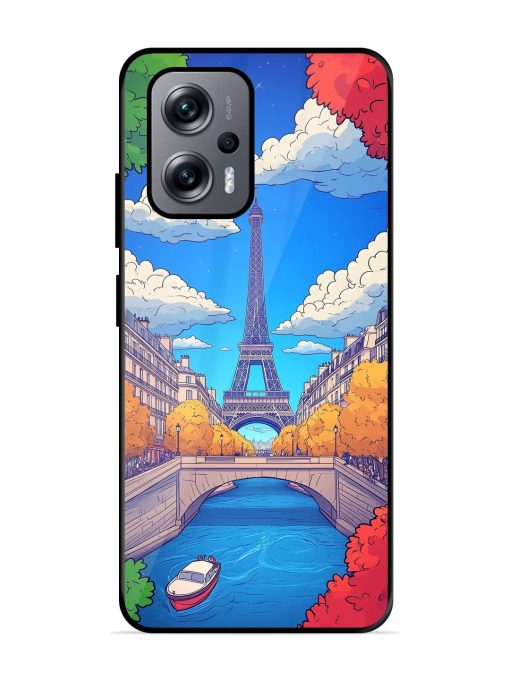 Parisian Panorama Glossy Soft Edge Case for Xiaomi Redmi K50I (5G) Chachhi