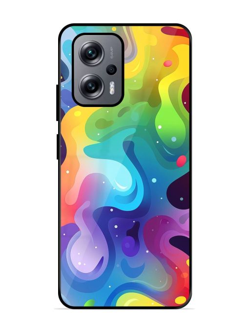 Rainbow River Glossy Soft Edge Case for Xiaomi Redmi K50I (5G) Chachhi