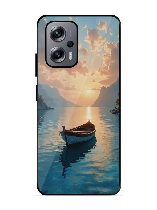 Serene Sunset Glossy Soft Edge Case for Xiaomi Redmi K50I (5G) Chachhi