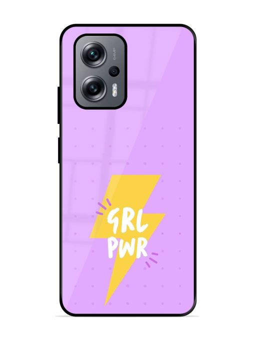 Girl Power Spark Glossy Soft Edge Case for Xiaomi Redmi K50I (5G) Chachhi