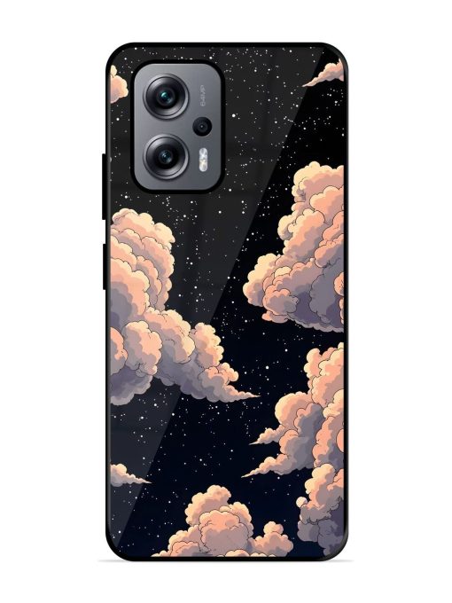 Starry Night Dreams Glossy Soft Edge Case for Xiaomi Redmi K50I (5G) Chachhi