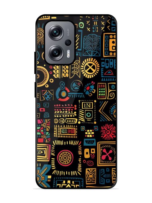 Tribal Tapestry Glossy Soft Edge Case for Xiaomi Redmi K50I (5G) Chachhi