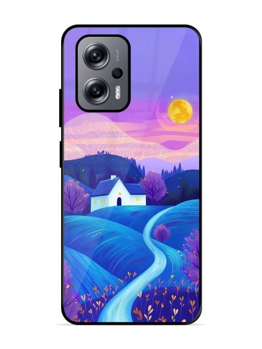 Moonlit Meadow Glossy Soft Edge Case for Xiaomi Redmi K50I (5G) Chachhi