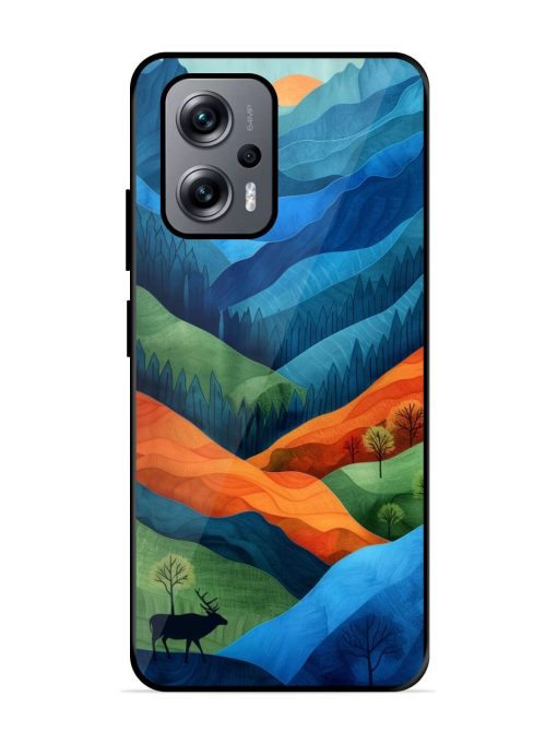 Layers Of The Land Glossy Soft Edge Case for Xiaomi Redmi K50I (5G) Chachhi