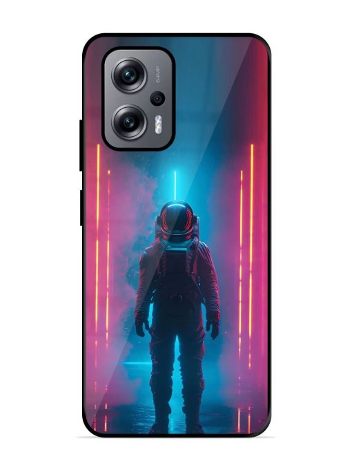 Neon Astronaut Glossy Soft Edge Case for Xiaomi Redmi K50I (5G) Chachhi