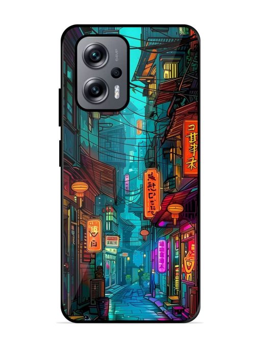 Neon Nightscape Glossy Soft Edge Case for Xiaomi Redmi K50I (5G) Chachhi