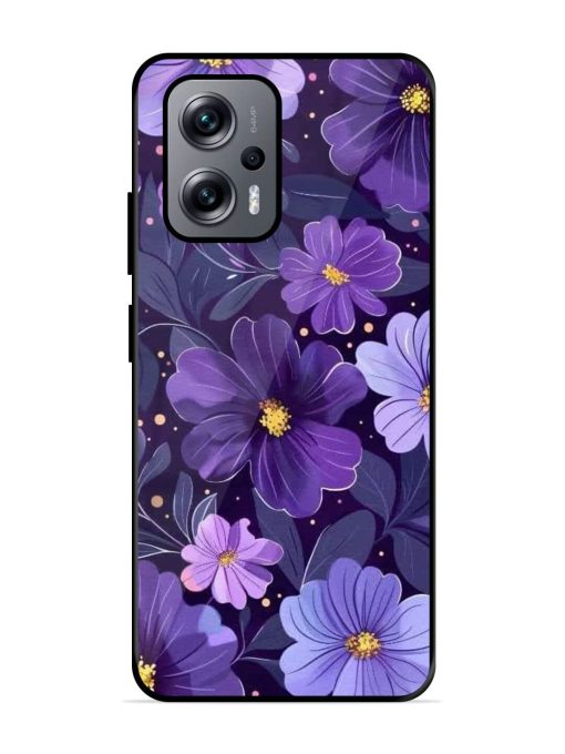 Purple Paradise Glossy Soft Edge Case for Xiaomi Redmi K50I (5G) Chachhi