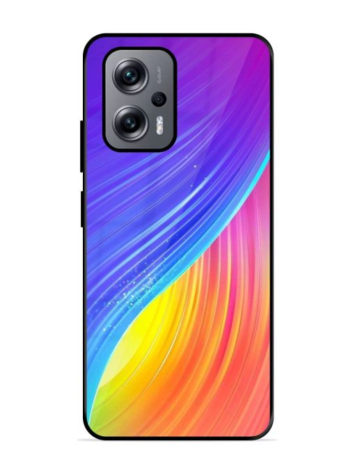 Neon Swirl Glossy Soft Edge Case for Xiaomi Redmi K50I (5G) Chachhi