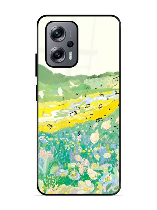 Melody In Bloom Glossy Soft Edge Case for Xiaomi Redmi K50I (5G) Chachhi