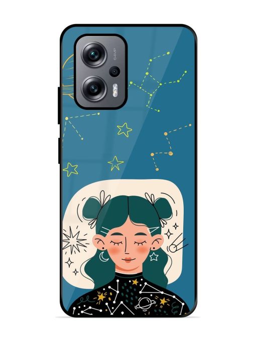 Cosmic Daydreamer Glossy Soft Edge Case for Xiaomi Redmi K50I (5G) Chachhi