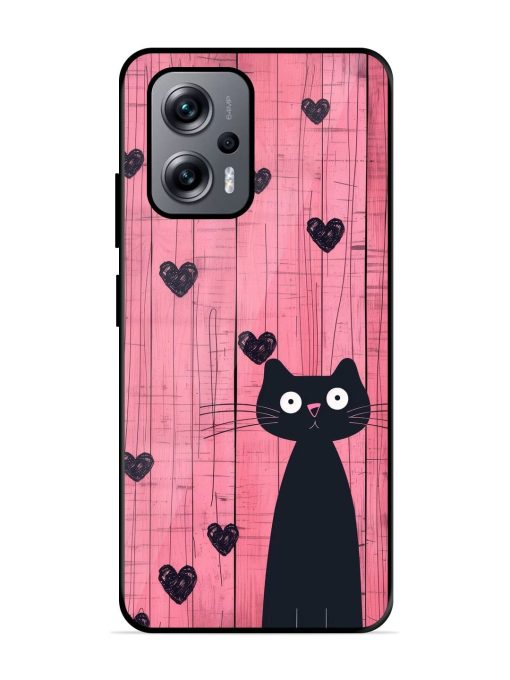 Feline Valentine'S Day Glossy Soft Edge Case for Xiaomi Redmi K50I (5G) Chachhi