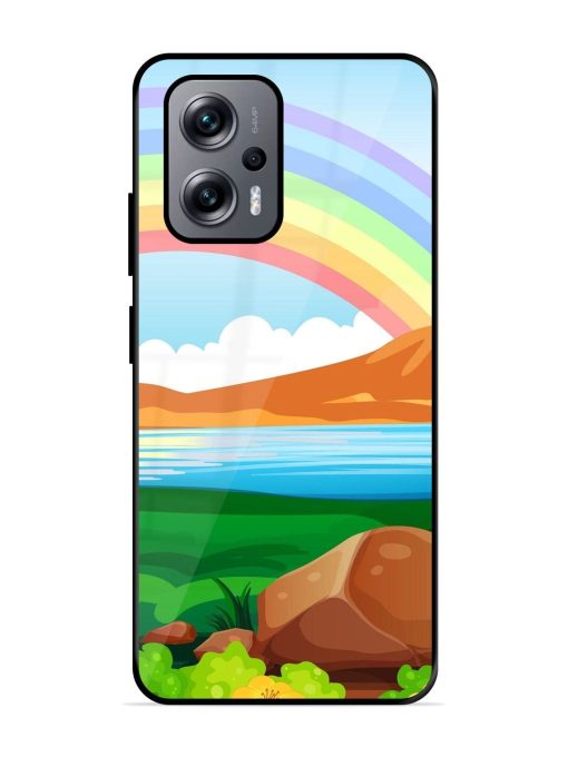 Rainbow Over The Lake Glossy Soft Edge Case for Xiaomi Redmi K50I (5G) Chachhi