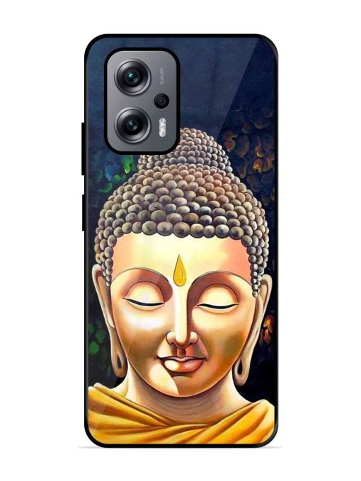 Buddha Face Glossy Soft Edge Case for Xiaomi Redmi K50I (5G) Chachhi