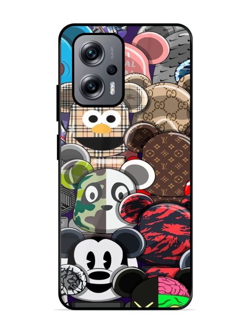 Streetwear Bearbrick Extravaganza Glossy Soft Edge Case for Xiaomi Redmi K50I (5G) Chachhi