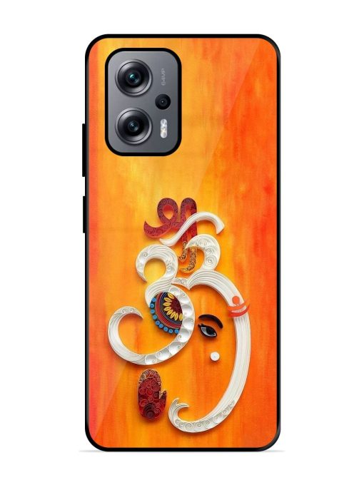 Ganesha In Quilling Art Glossy Soft Edge Case for Xiaomi Redmi K50I (5G) Chachhi