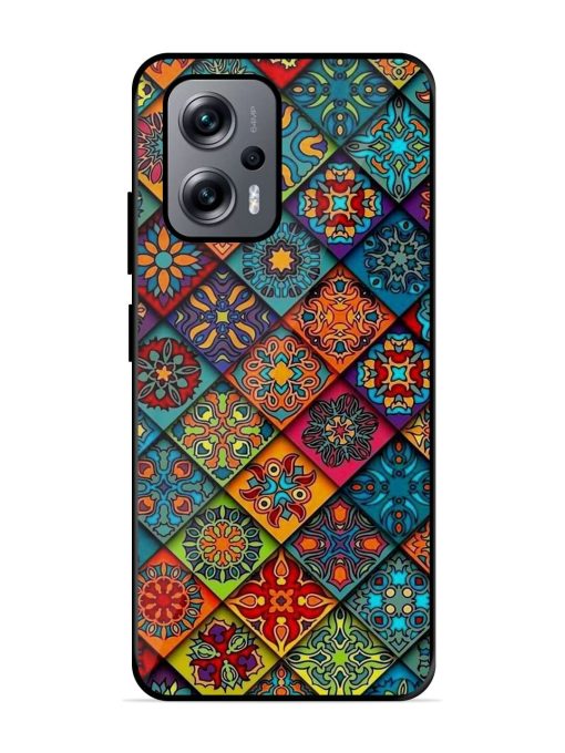 Patchwork Mandala Mosaic Glossy Soft Edge Case for Xiaomi Redmi K50I (5G) Chachhi