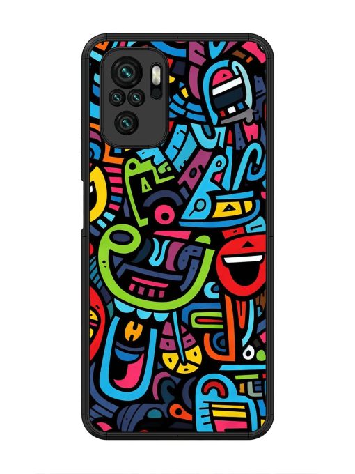 Doodlephoria Glossy Soft Edge Case for Xiaomi Redmi Note 10 Chachhi