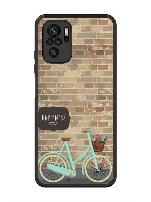 Pedaling Towards Happiness Glossy Soft Edge Case for Xiaomi Redmi Note 10 Chachhi