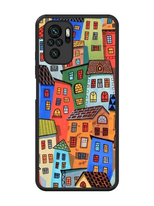 Rainbow House Glossy Soft Edge Case for Xiaomi Redmi Note 10