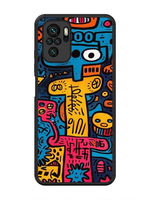 Doodletopia Glossy Soft Edge Case for Xiaomi Redmi Note 10 Chachhi