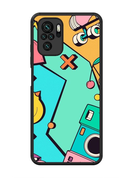 Retro Remix Glossy Soft Edge Case for Xiaomi Redmi Note 10 Chachhi