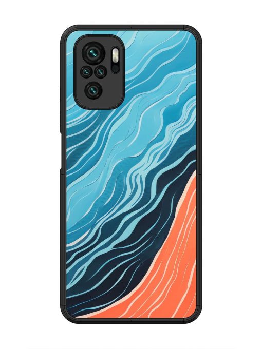 Oceanic Divide Glossy Soft Edge Case for Xiaomi Redmi Note 10 Chachhi