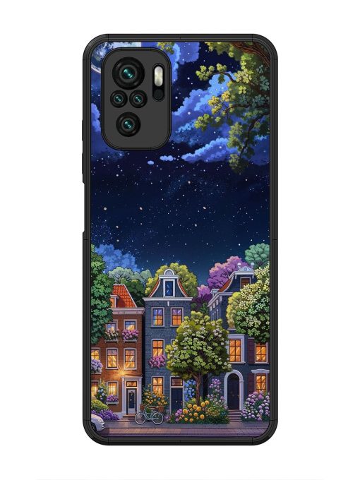 Moonlit Streets Glossy Soft Edge Case for Xiaomi Redmi Note 10 Chachhi