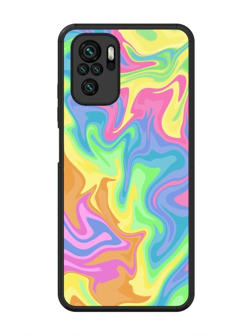 Whimsical Swirl Glossy Soft Edge Case for Xiaomi Redmi Note 10 Chachhi