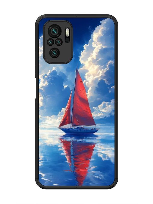 Crimson Sails Glossy Soft Edge Case for Xiaomi Redmi Note 10 Chachhi