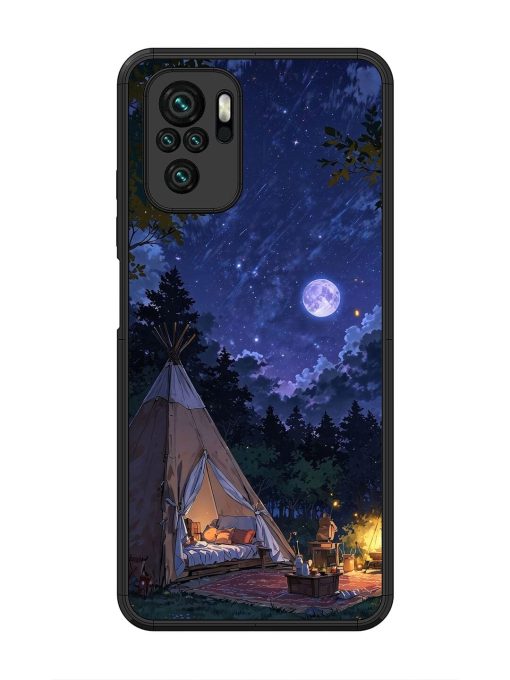 Moonlight Camping Glossy Soft Edge Case for Xiaomi Redmi Note 10 Chachhi