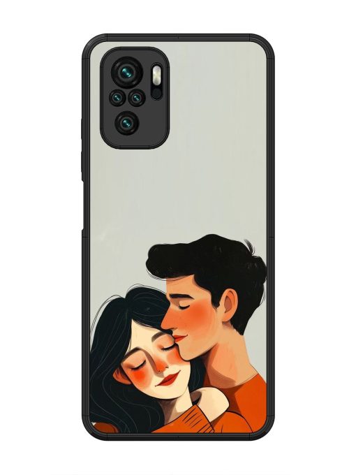 Craft Couples Glossy Soft Edge Case for Xiaomi Redmi Note 10 Chachhi