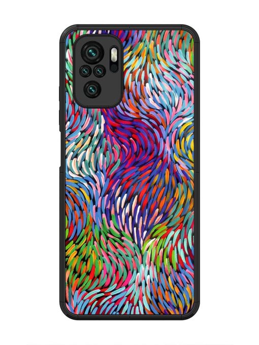 Vibrant Waves Glossy Soft Edge Case for Xiaomi Redmi Note 10 Chachhi