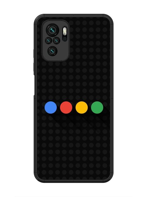 Google Dots Glossy Soft Edge Case for Xiaomi Redmi Note 10 Chachhi