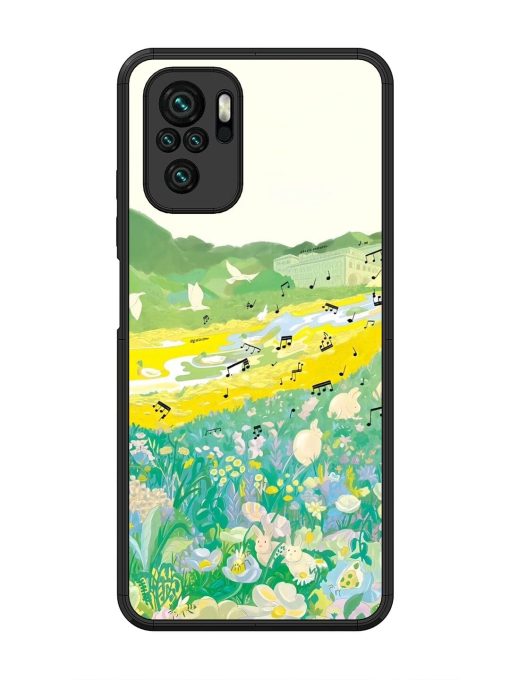 Melody In Bloom Glossy Soft Edge Case for Xiaomi Redmi Note 10 Chachhi