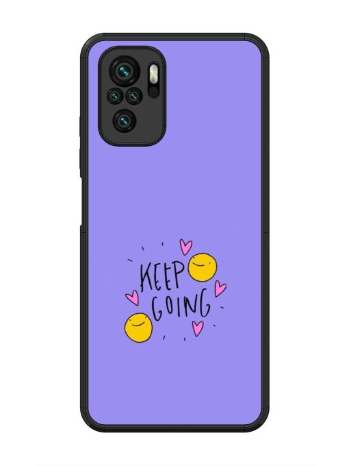 Smiling Through It All Glossy Soft Edge Case for Xiaomi Redmi Note 10 Chachhi