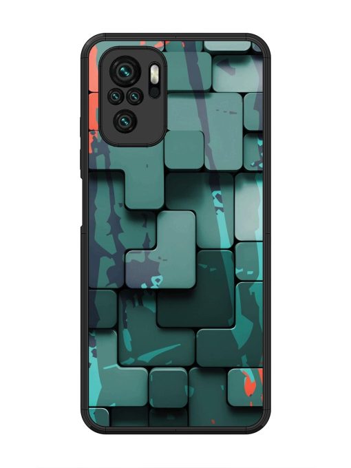 Abstract Geometric Mosaic Glossy Soft Edge Case for Xiaomi Redmi Note 10 Chachhi