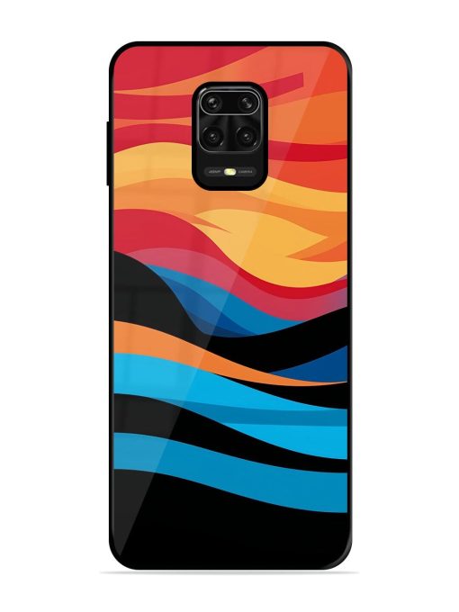 Blazing Currents Glossy Soft Edge Case for Xiaomi Redmi Note 10 Lite Chachhi