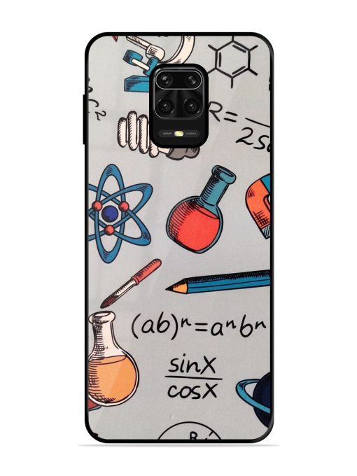 Science Doodle Glossy Soft Edge Case for Xiaomi Redmi Note 10 Lite Chachhi